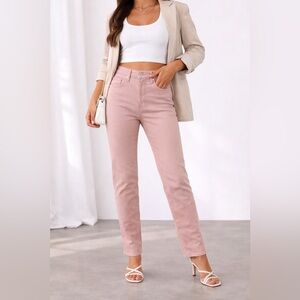 Adriano Goldschmied AG Jeans Women 27 Farrah Pink Blush High Rise Skinny NWT